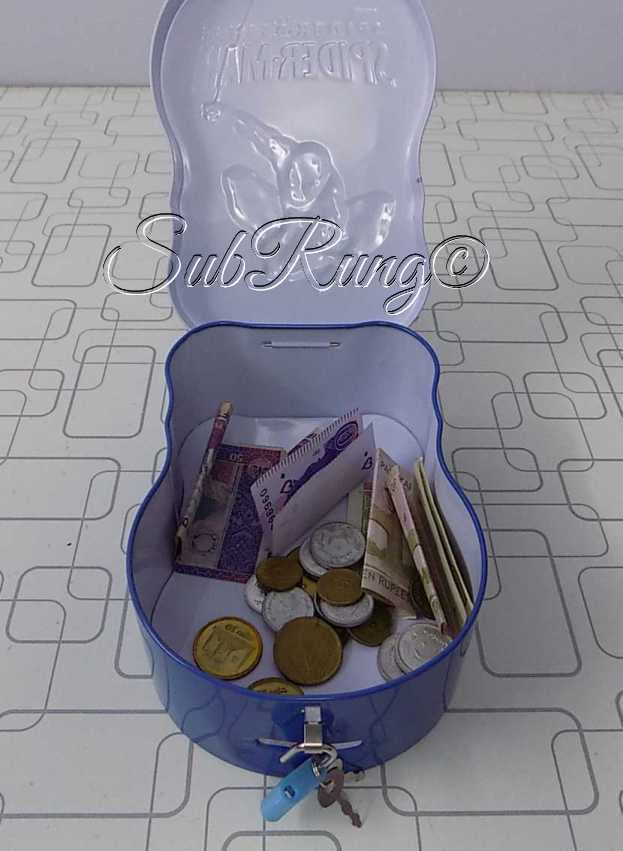 Spider Man Large Metallic Money Box