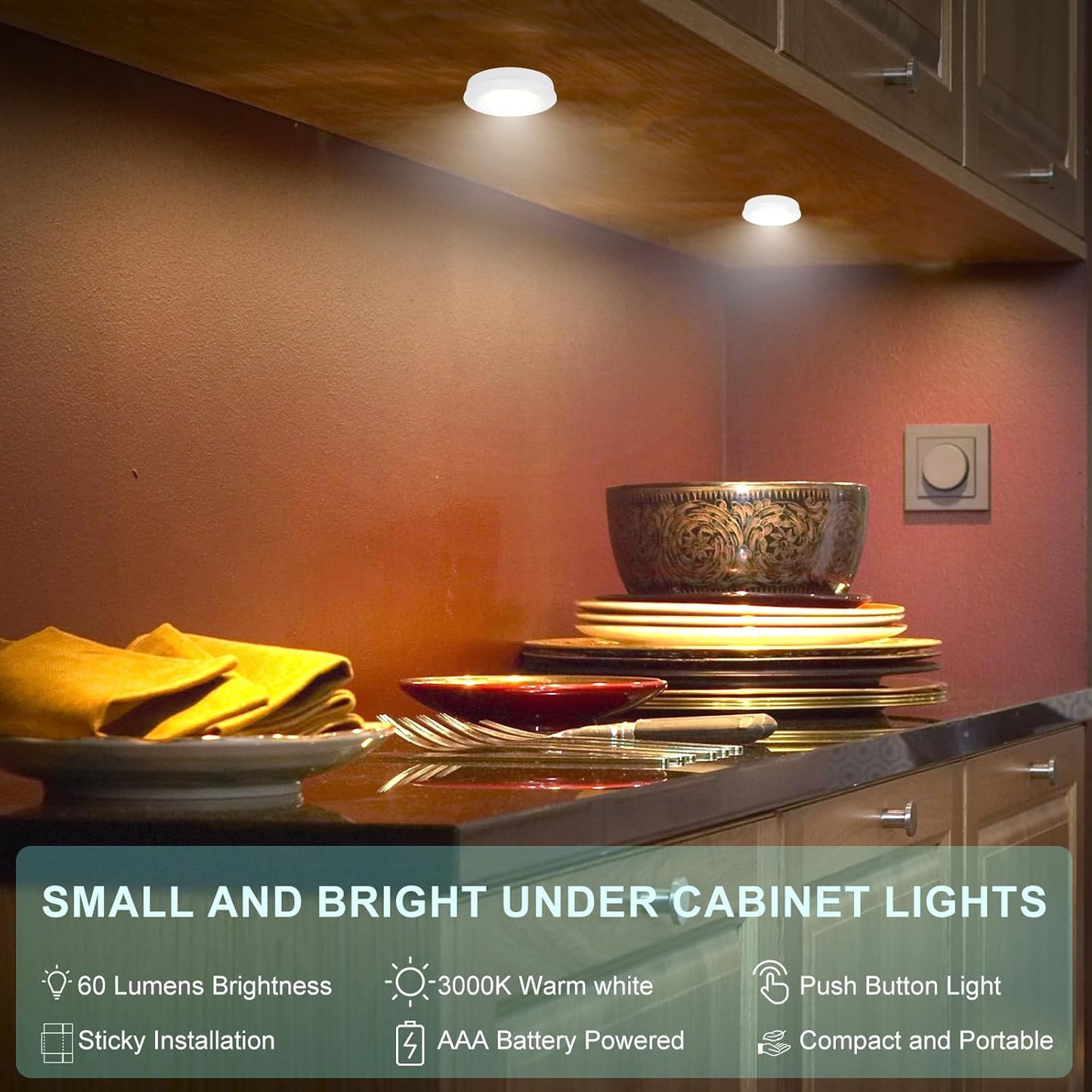 Wireless LED Puck Light