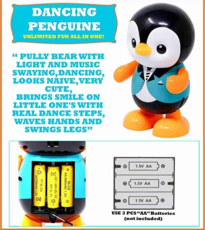 Dancing Penguin Light and Musical Toy