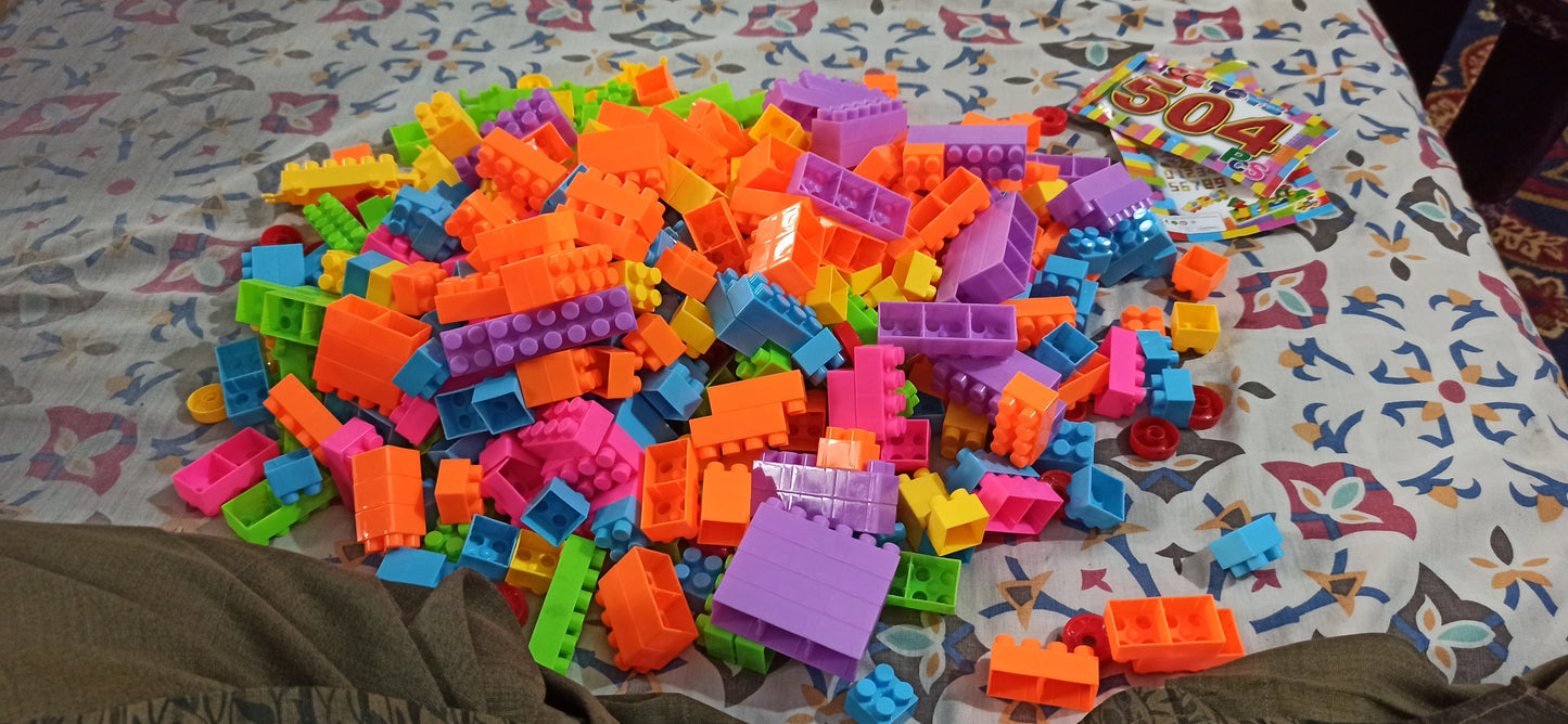 Big Building Blocks 500+ Pcs