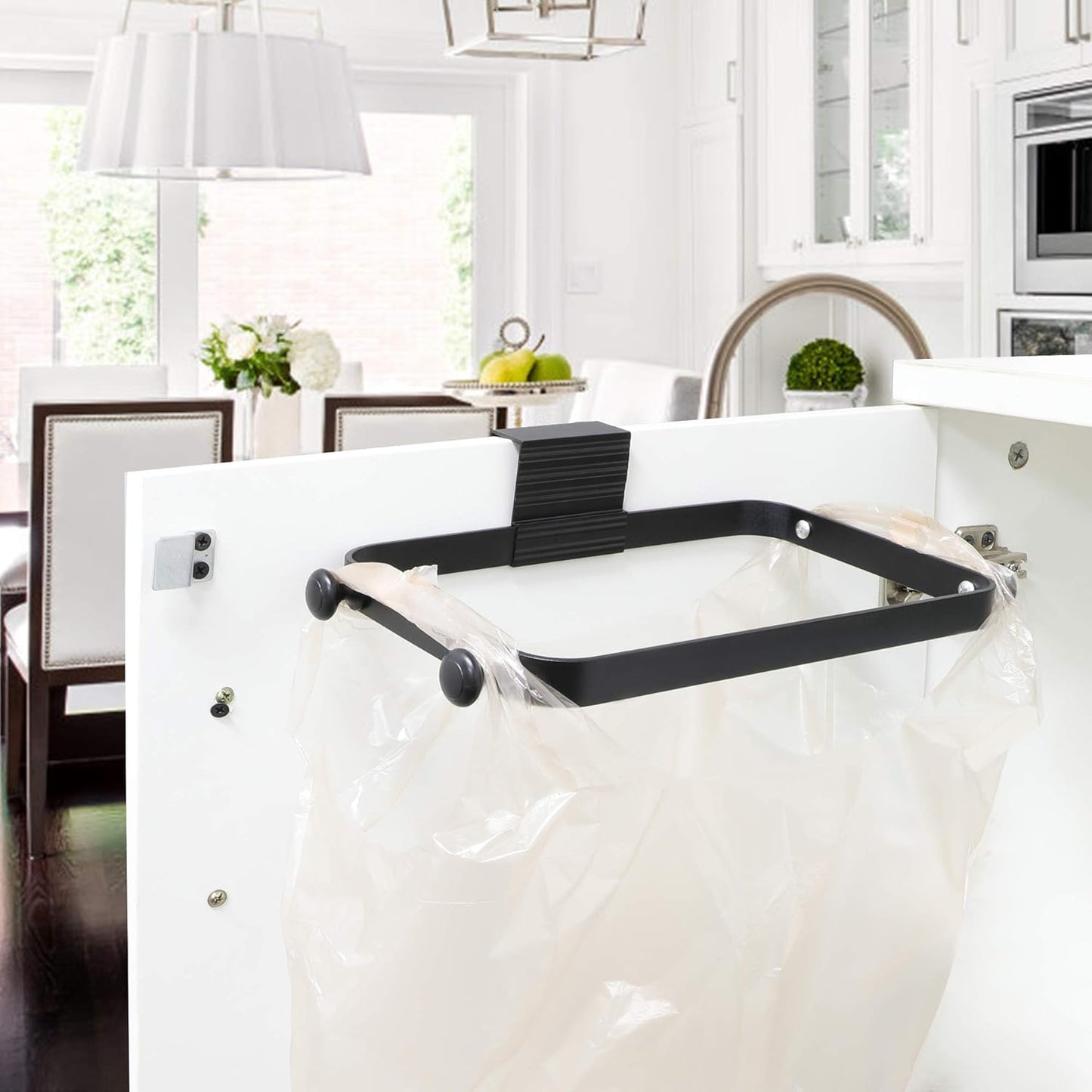 Metal Trash Bag Holder for Kitchen