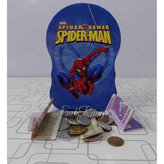Spider Man Large Metallic Money Box